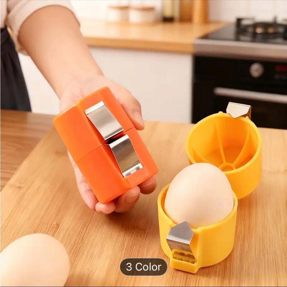 Egg Separator & Shell Peeler – Handheld Yolk Remover Tool - Picture 3 of 10